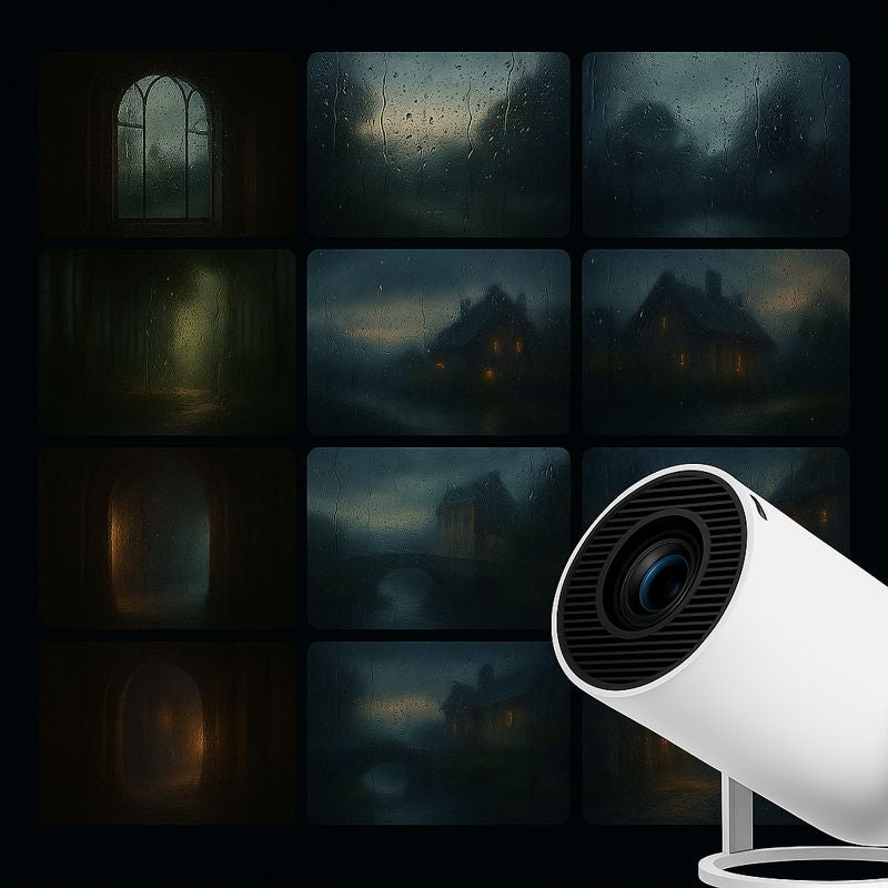 Včetně více než 10 deštivých scén