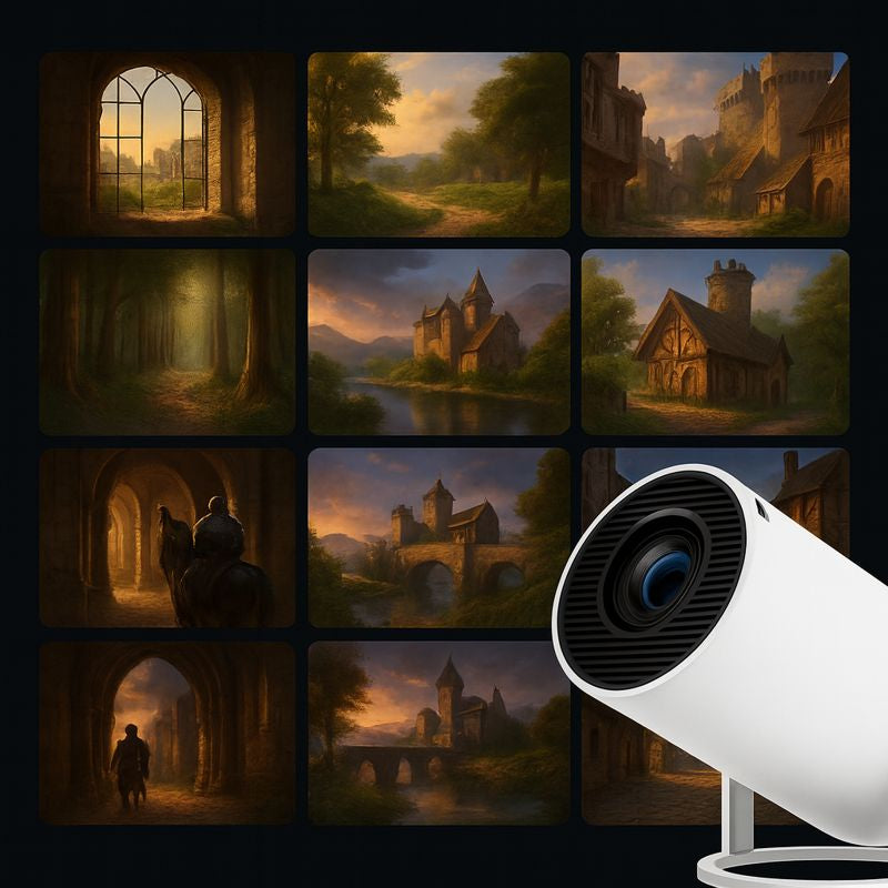 Obsahuje více než 10 středověkých scén